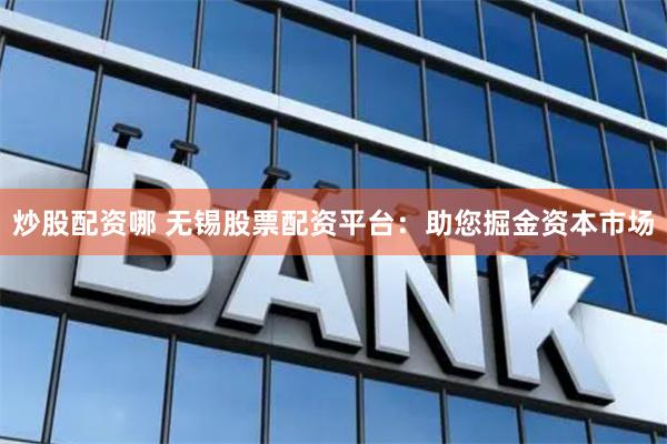 炒股配资哪 无锡股票配资平台：助您掘金资本市场